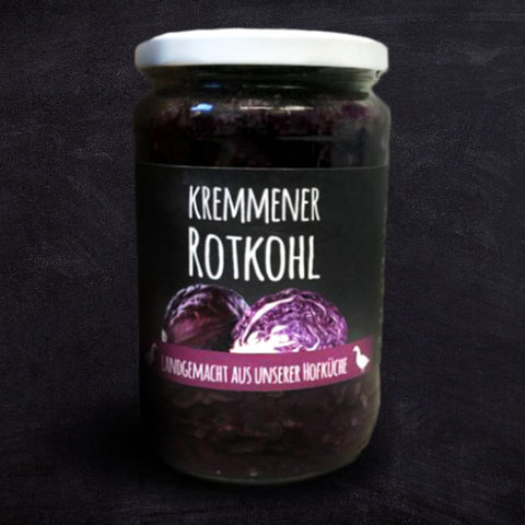 Kremmener Rotkohl im Glas